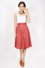 Raspberry Wrap Skirt XS
