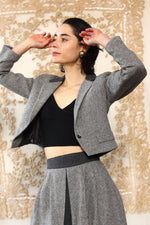 Lanz Soft Gray Skirt Suit XS/S