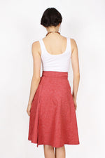 Raspberry Wrap Skirt XS