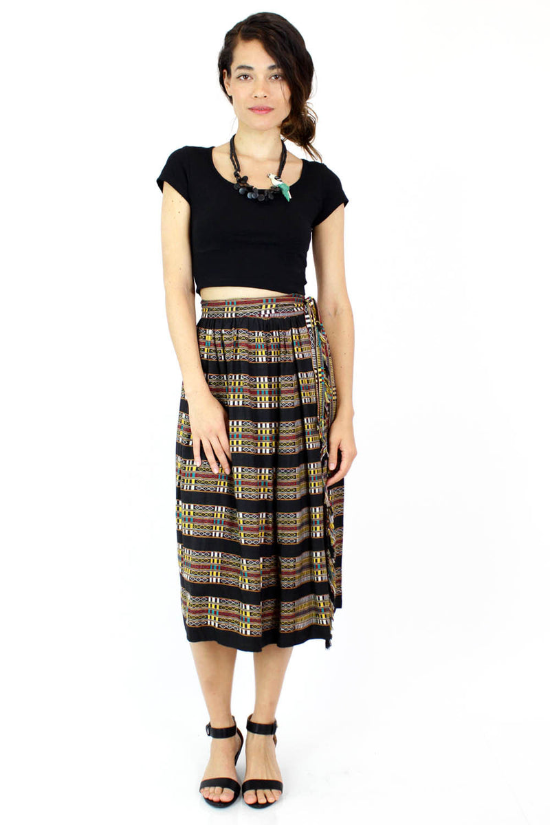 Tribal Wrap Skirt S/M