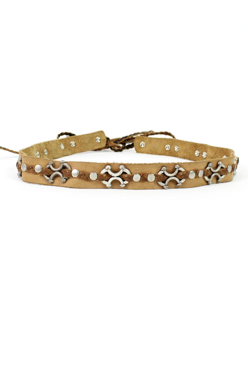 Leatherock braided sling belt