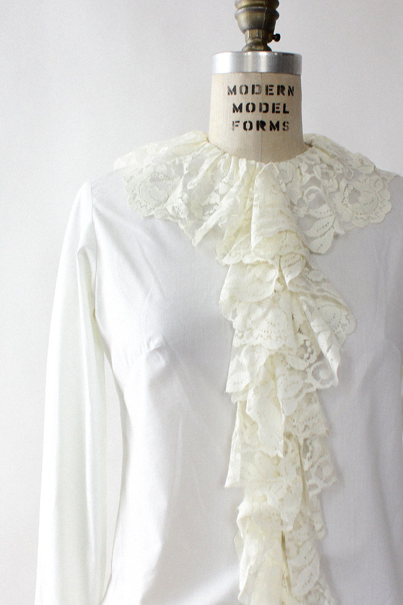 Shakespearean Ruffle Blouse S