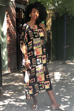 Gia Geometric Caftan