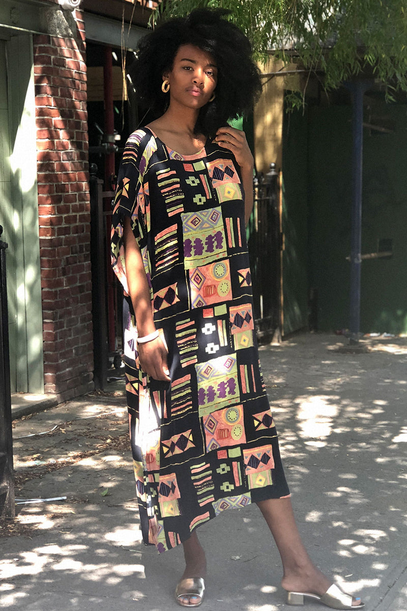 Gia Geometric Caftan