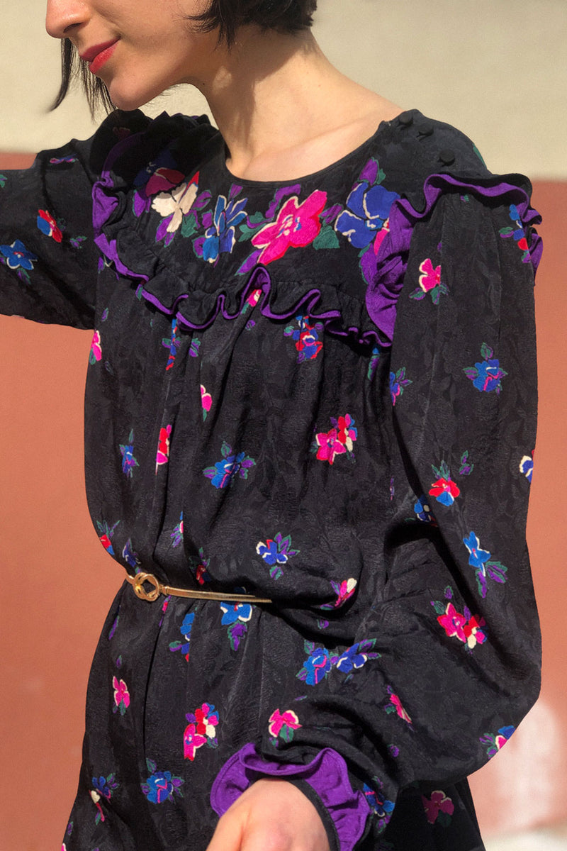 Mary McFadden Silk Floral S-L