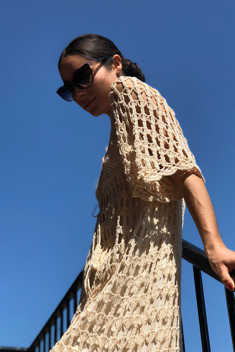 Ivory Crochet Dress XS/S
