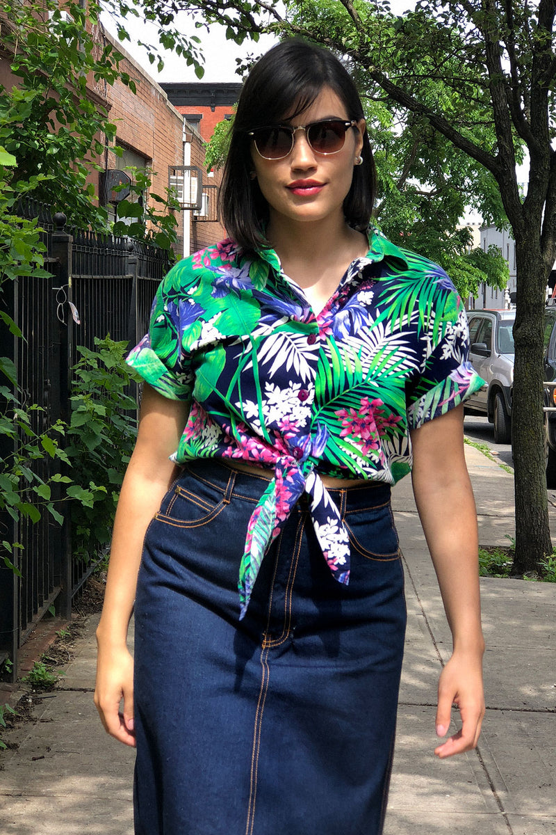 Cabana Tie Front Blouse