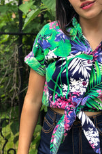Cabana Tie Front Blouse