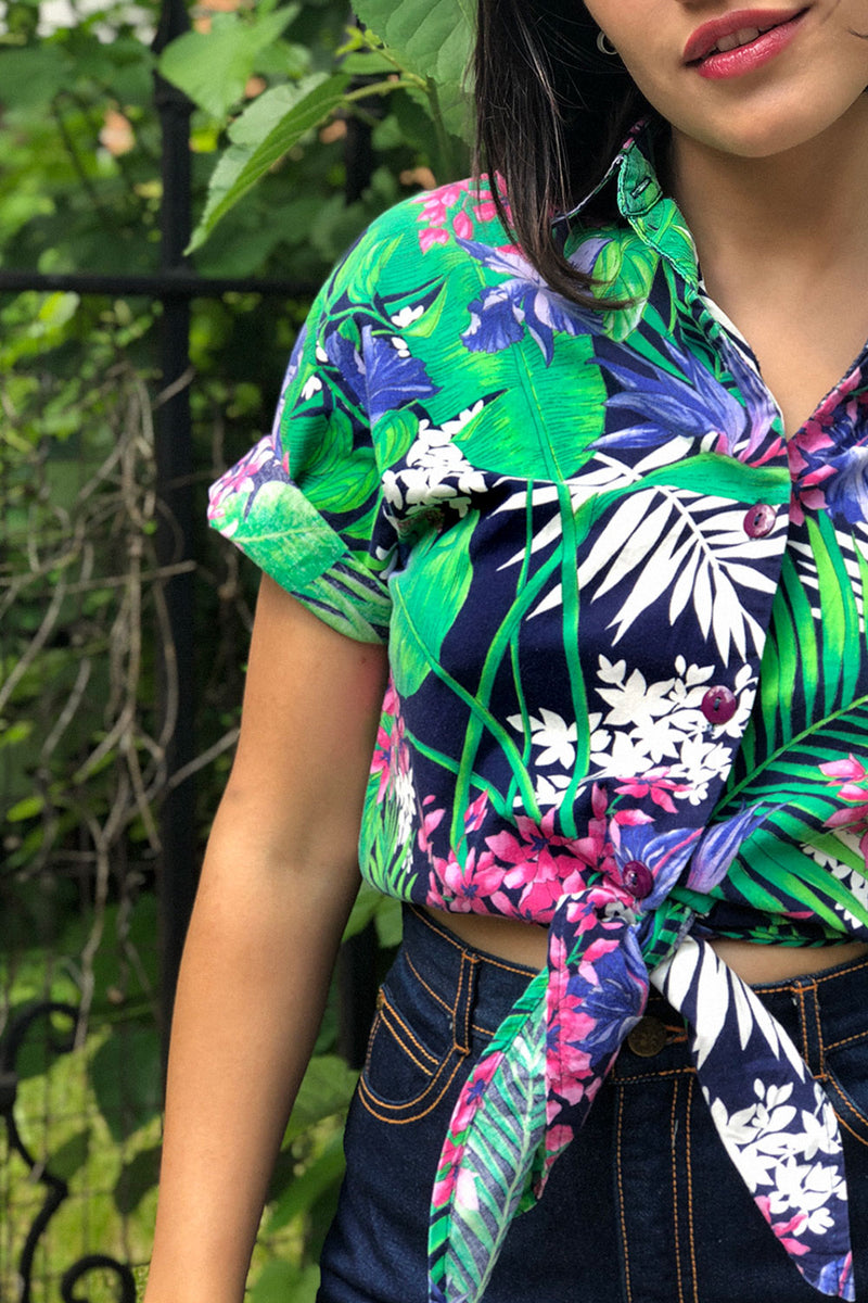 Cabana Tie Front Blouse