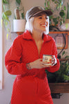 Cabin Fever Quilted Jumpsuit S