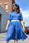 Strawberry Fields Sheer Chiffon 3pc Set L