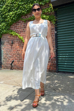 Victoria Falls Ivory Rayon Dress M/L