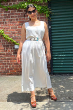 Victoria Falls Ivory Rayon Dress M/L