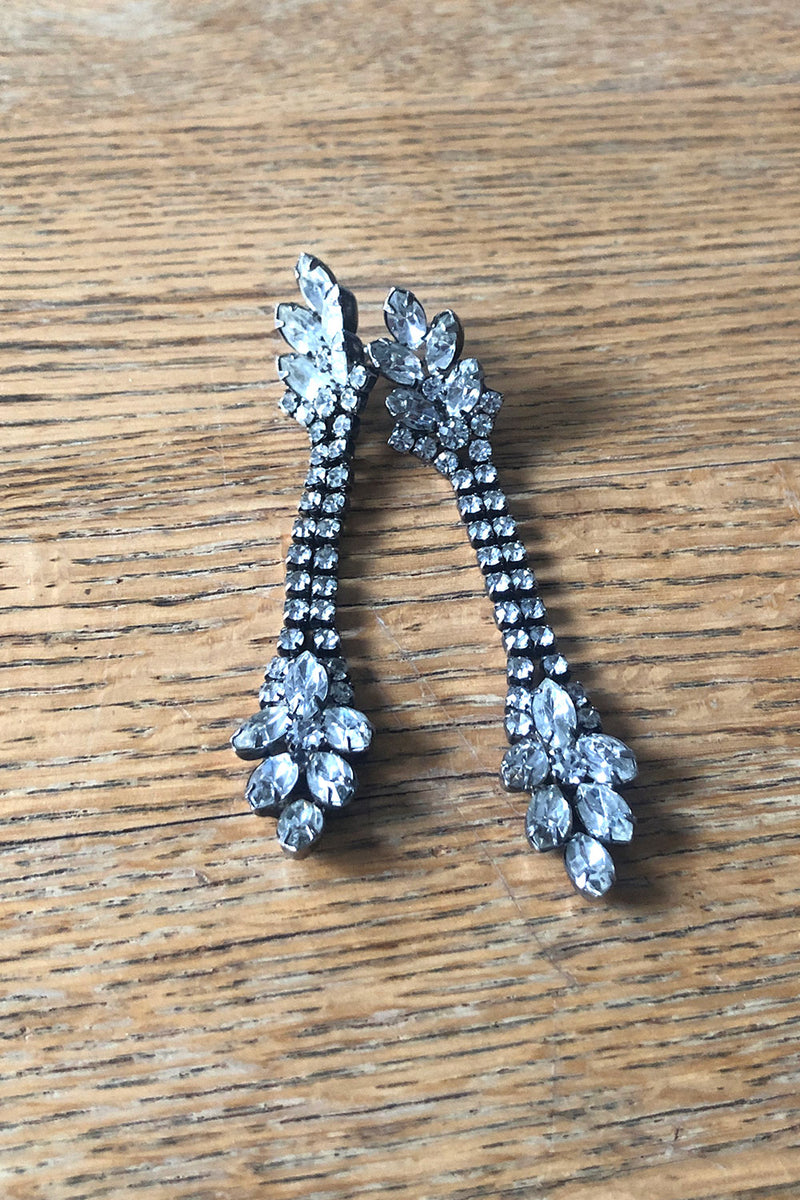 Dangling Rhinestone Earrings