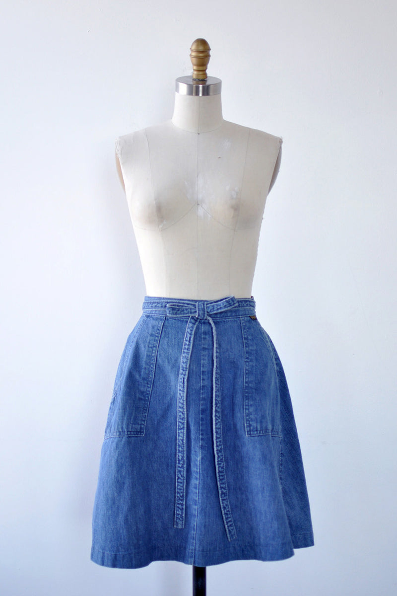 Wrangler Denim Wrap Skirt XS/S