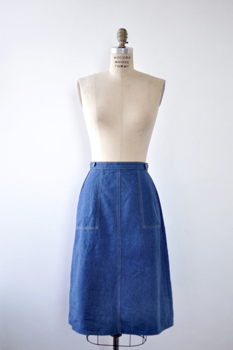 Levi's Denim Wrap Skirt S/M