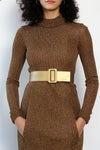 George Halley Bronze Knit Maxi Dress XS/S