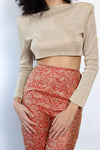 Casino Golden Jacquard Pant S