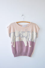 Pastel Melrose Knit Top XS/S/M