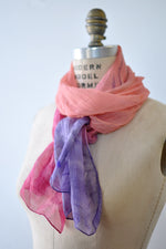 Dip Dye Silk Scarf