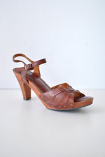 Wood & Leather Rapallo 70s Heels 7 1/2