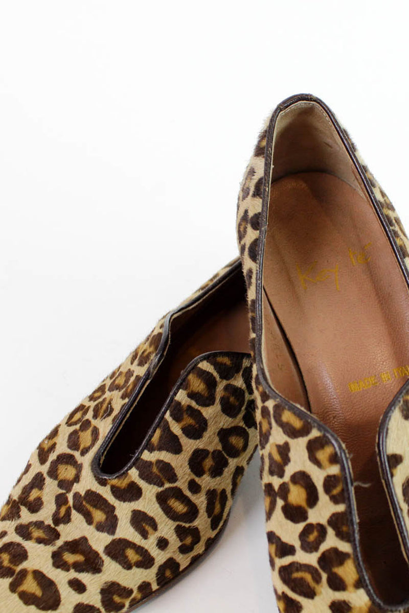 Leopard Pointed Flats 6