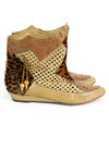 Leopard Tribal Ankle Boots 7