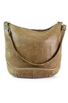 Sepia Leather Hobo Bag