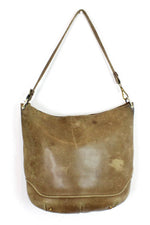 Sepia Leather Hobo Bag