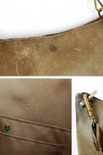 Sepia Leather Hobo Bag