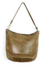 Sepia Leather Hobo Bag