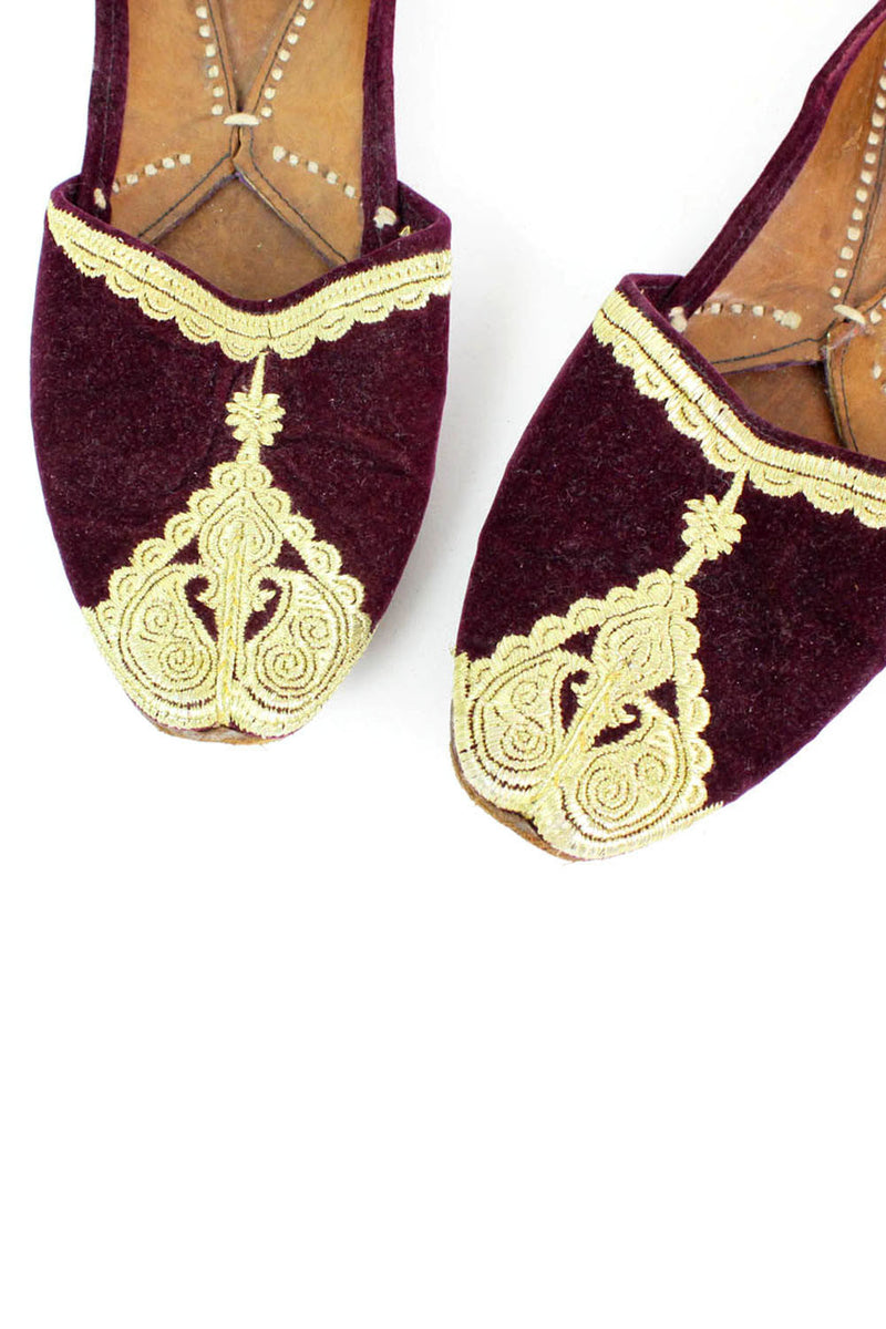 Velvet Khussa Slippers 7