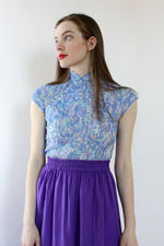 Watercolor Mandarin Top S