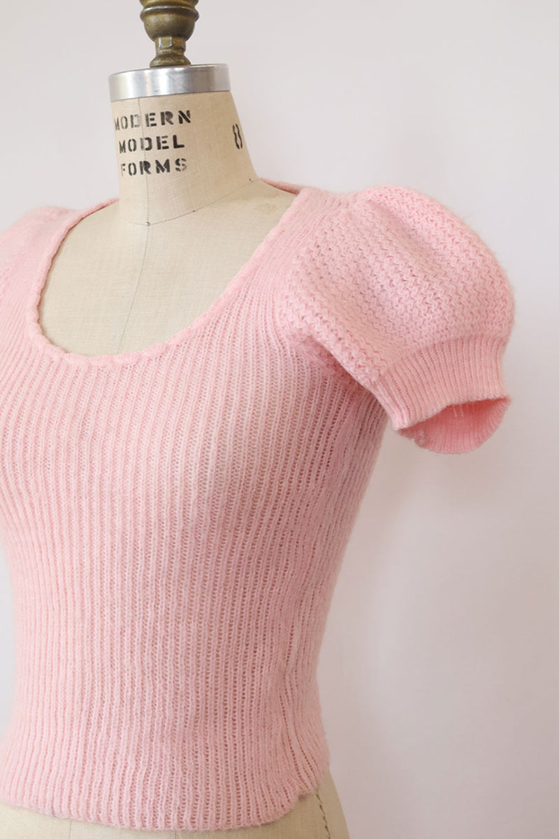 Cotton Candy Puff Sweater XS-M