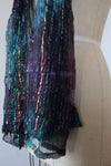 Rainbow Metallic Gauze Scarf