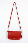 Coach red crossbody