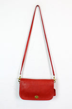 Coach red crossbody