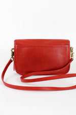 Coach red crossbody