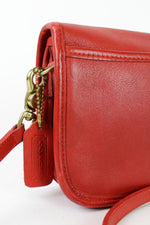 Coach red crossbody