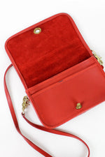 Coach red crossbody